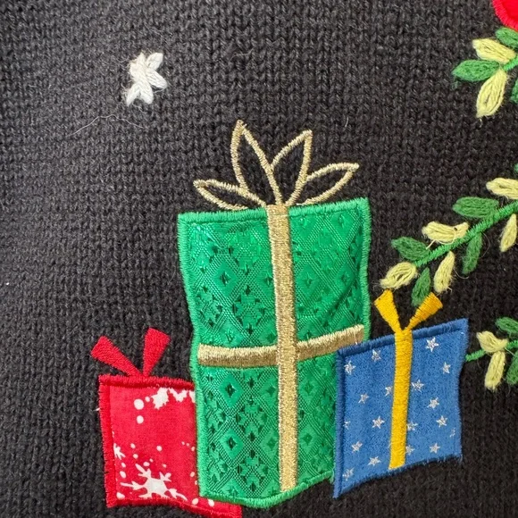 Vintage Classic Elements Christmas Tree Sweater - Picture 3 of 6